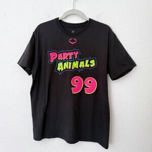[Banana Ball] Party Animals Crew Neck Short Sleeve T-Shirt Baseball Size Large L